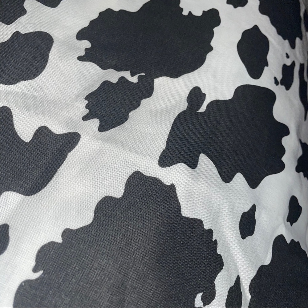 Cow print fabric